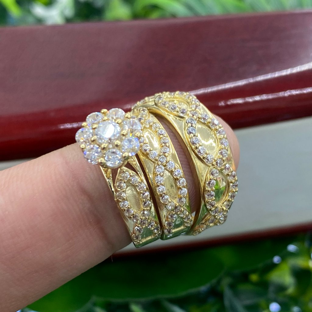 Juego De Matrimonio De Oro Para Hombres Y Mujeres 785$
